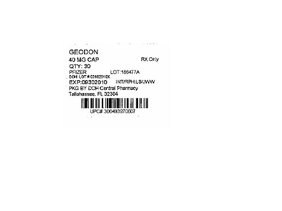 Principal Display Panel (40 mg Label)